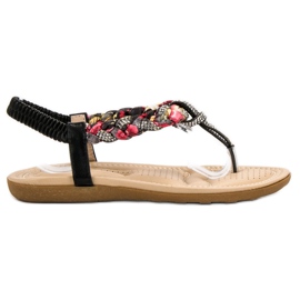 Cm Paris Moderigtige japanske sandaler sort