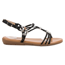 Cm Paris Flade sandaler sort