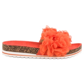 Seastar Moderigtige orange tøfler