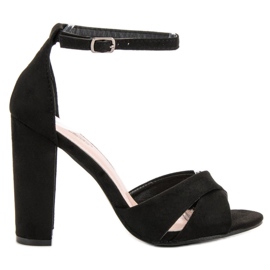 SHELOVET Elegante sorte sandaler
