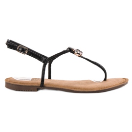 Comer Lette flip-flops sandaler sort