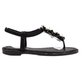 Comer Sandaler med perler sort