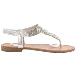 SHELOVET Slip-on japanske sandaler grå