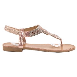 SHELOVET Slip-on japanske sandaler gul
