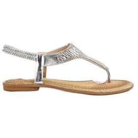 Encor Sandaler med krystaller grå