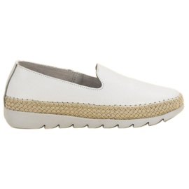Filippo Slip-on lædersko hvid