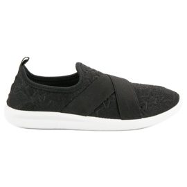 Ideal Shoes Slip-on sportssko sort