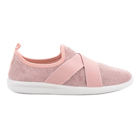 Ideal Shoes Slip-on sportssko lyserød