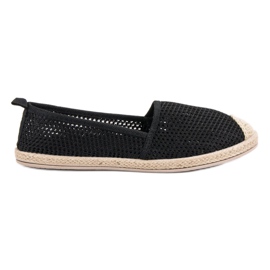 Seastar Sort tekstil Espadrilles