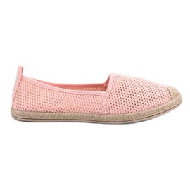 Seastar Pink Textile Espadrilles lyserød