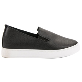SHELOVET Klassiske Slipons sort