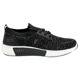 Primavera Sort Slip-On Sko