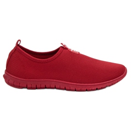 SHELOVET Røde Slip-On sneakers