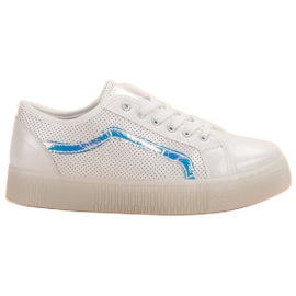 SHELOVET Casual damesko hvid