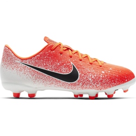 Nike Mercurial Vapor 12 Academy Mg Jr AH7347-801 fodboldsko flerfarvet rød