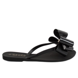 Sort KM104 sorte Meliski flip-flops