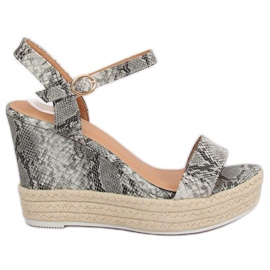 Kile sandaler slangeskind JS-2952 Snake grå
