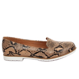 Loafers herre slangeskind MM50188 Snake brun