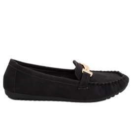 Sorte kvinders loafers VS-685 Sort