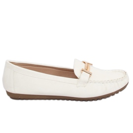 Hvide kvinders loafers VS-685 Hvid
