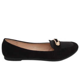 Sorte kvinders loafers VS-662 Sort