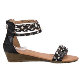 SHELOVET Rock sandaler sort