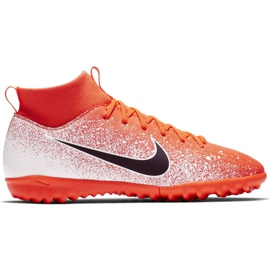 Nike Mercurial Superfly X 6 Academy Tf Jr AH7344-801 fodboldsko flerfarvet orange