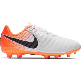 Nike Tiempo Legend 7 Academy Mg Jr AO2291-118 fodboldsko flerfarvet hvid