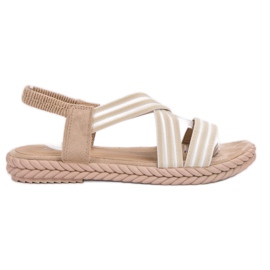 Seastar Behagelige damesandaler beige