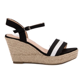 Primavera Casual wedge sandaler sort