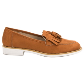 Loafers i Brick VICES brun orange