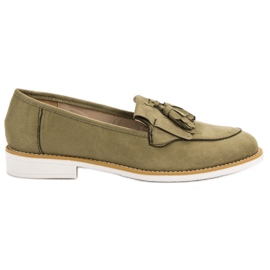 VICES oliven loafers grøn