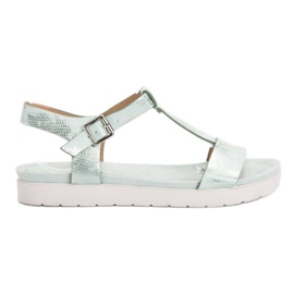 SHELOVET Mint sandaler grøn