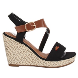 Sorte BL-360 sorte kile sandaler