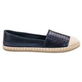 New Tlck Glitter Espadrilles marine blå