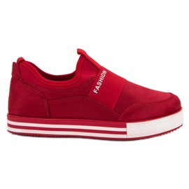 SHELOVET Slip-on sneakers rød