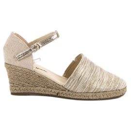 SHELOVET Kile Espadrilles brun gul