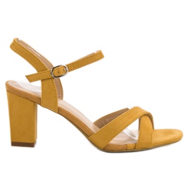 Annalisa Senneps sandaler gul