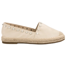 Erynn Espadrilles med perler brun