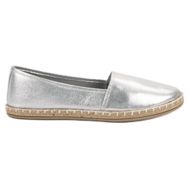 New Tlck Sølv Espadrilles grå