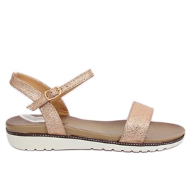 Champagne damesandaler S18-33 Champagne lyserød