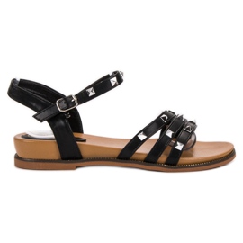 Renda Sandaler med studs sort