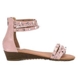 SHELOVET Rock sandaler lyserød