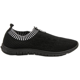 Renda Kvinders slip-on sko sort