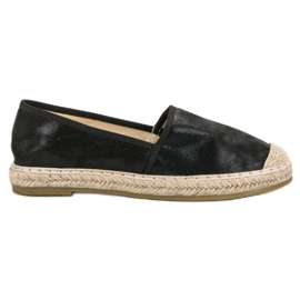 Forever Folie Sort Espadrilles