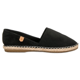 VICES Suede Espadrilles sort