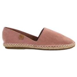 VICES Suede Espadrilles lyserød