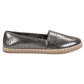 Vgy Max Skinnende Espadrilles grå