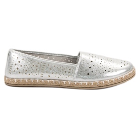 Vgy Max Skinnende Espadrilles grå