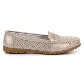 VINCEZA læder loafers gul